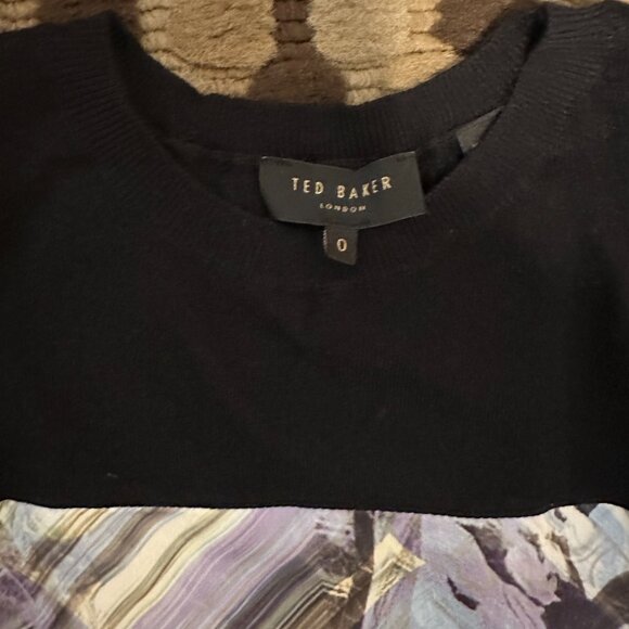 Ted Baker London Silk Panel Sweater - Picture 3 of 6